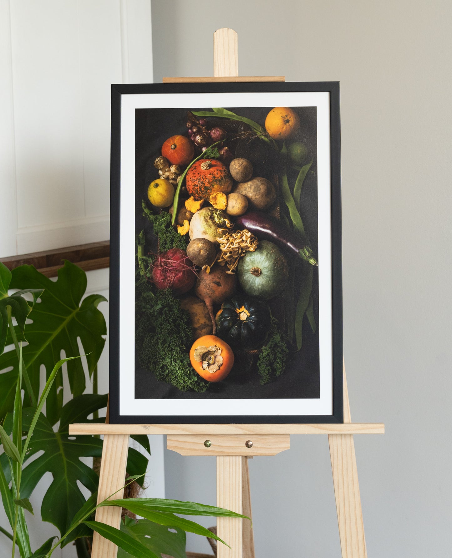 Autumn produce still life, fine art print