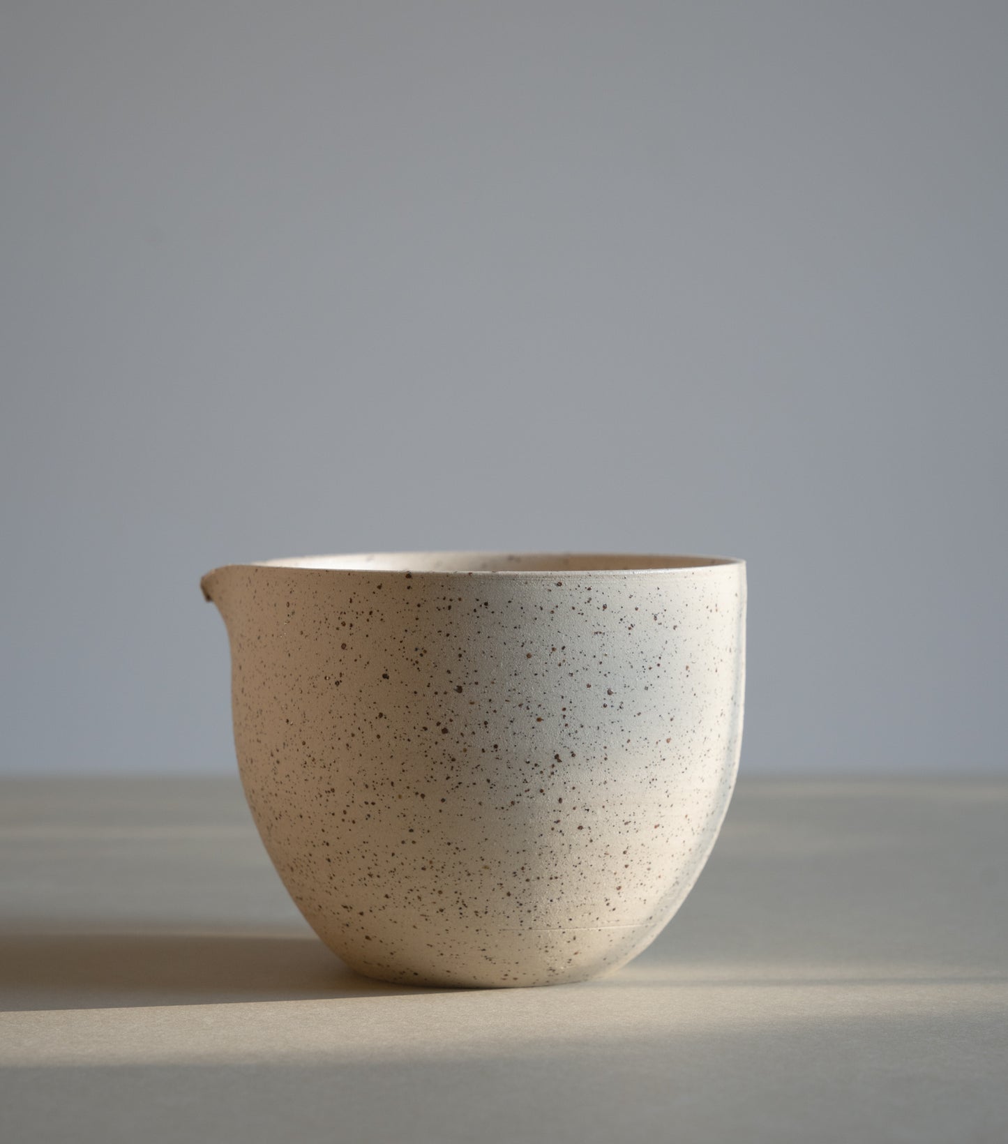 Handmade Matcha Bowl with a spout, 280 ml