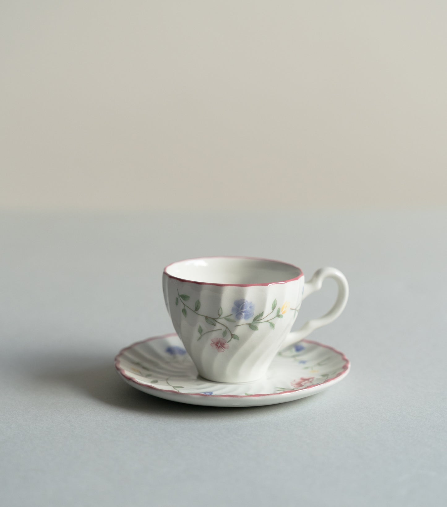 Johnson Brothers espresso cup with saucer, vintage