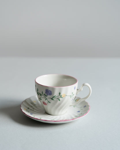 Johnson Brothers tea cup with saucer, vintage