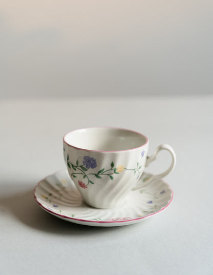 Johnson Brothers tea cup with saucer, vintage