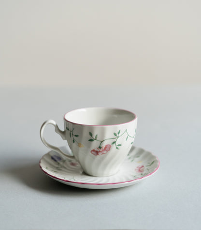 Johnson Brothers tea cup with saucer, vintage