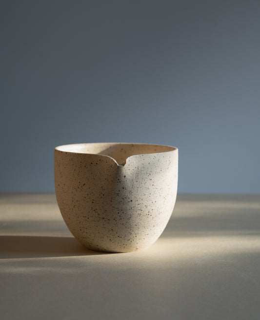 Handmade Matcha Bowl with a spout, 280 ml